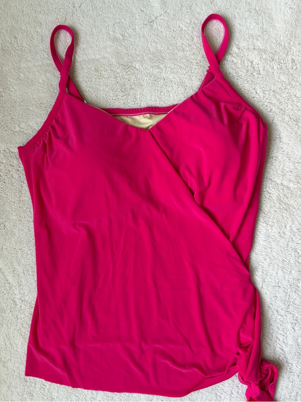 Magicsuit Fuchsia Swim Tankini Top Women Size 16W
